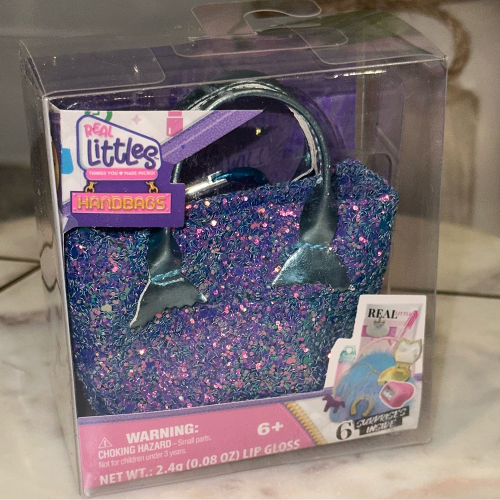NIB REAL LITTLES Collectible Micro Handbag w/ 6 Beauty Surprises Inside Mermaid